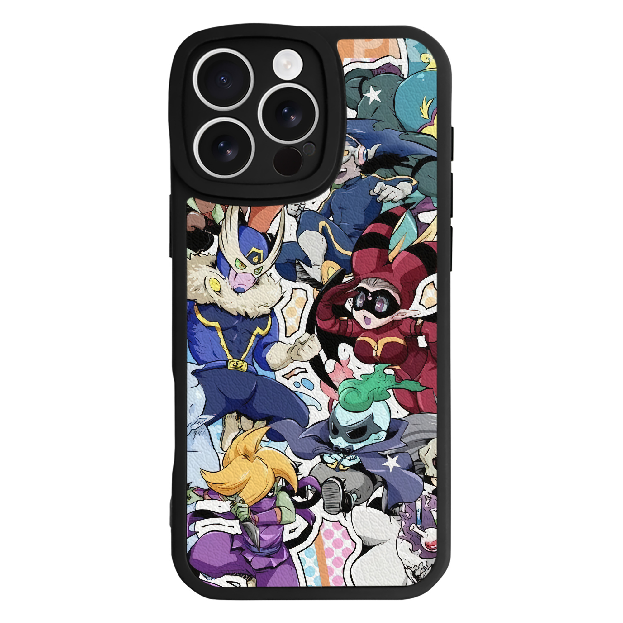 （画像用） 妖怪ウォッチ Yo-kai Watch 【iPhone 16シリーズ対応】シリコンスマホケース（レザー調） 材質：シリコン